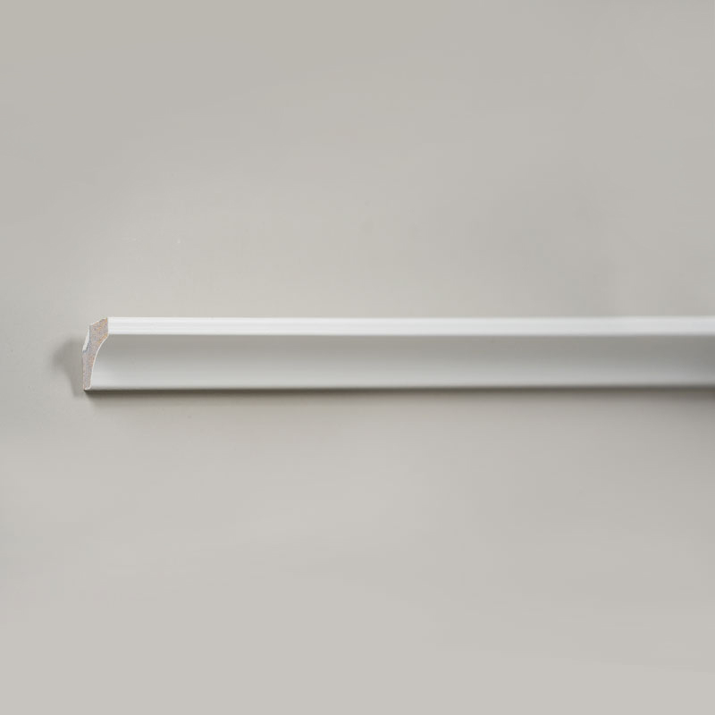 Cetakan Sudut Dalam Kayu Solid/Cetakan Scotia (Filler-Primed) - Putih 3/5'x3/5'