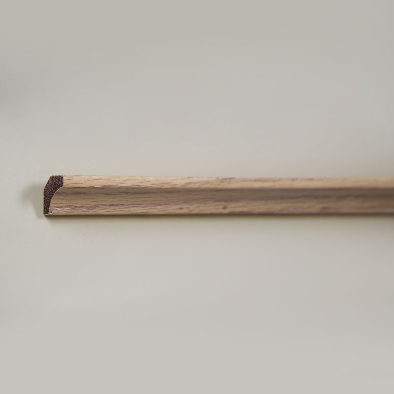 Cetakan Sudut Dalam Kayu Solid/Cetakan Scotia (Dibungkus dengan Veneer Ek Merah + Cat) - Warna Ek 3/5