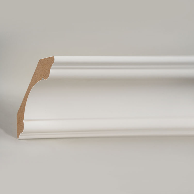 Cetakan Mahkota MDF (Filler-Primed & Pearl White) 3/4' x 3 3/8'