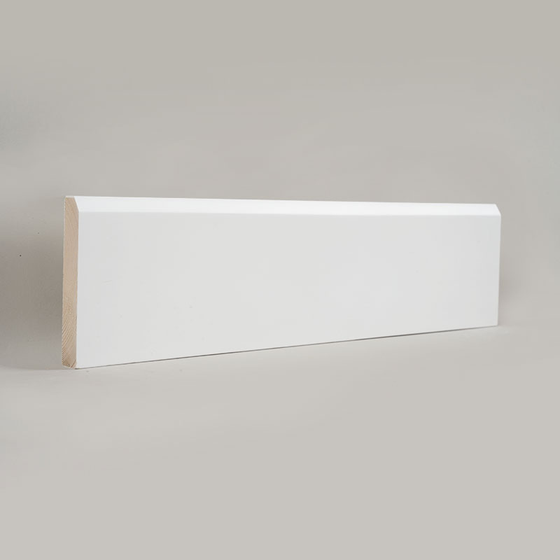 Papan Penyisipan Kayu Pinus (Filler-Primed dan Dicat) - Putih 3/5' x 3 15/16'-A