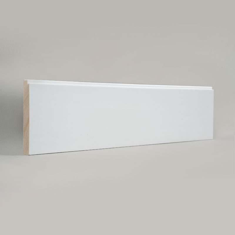 Papan Penyisipan Kayu Pinus (Filler-Primed dan Painted) - Putih 3/5' x 3 15/16'-A1