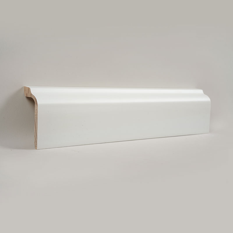 Papan Penyisipan Kayu Pinus (Filler-Primed + Cat) - Putih 1 3/5'x3 5/9'