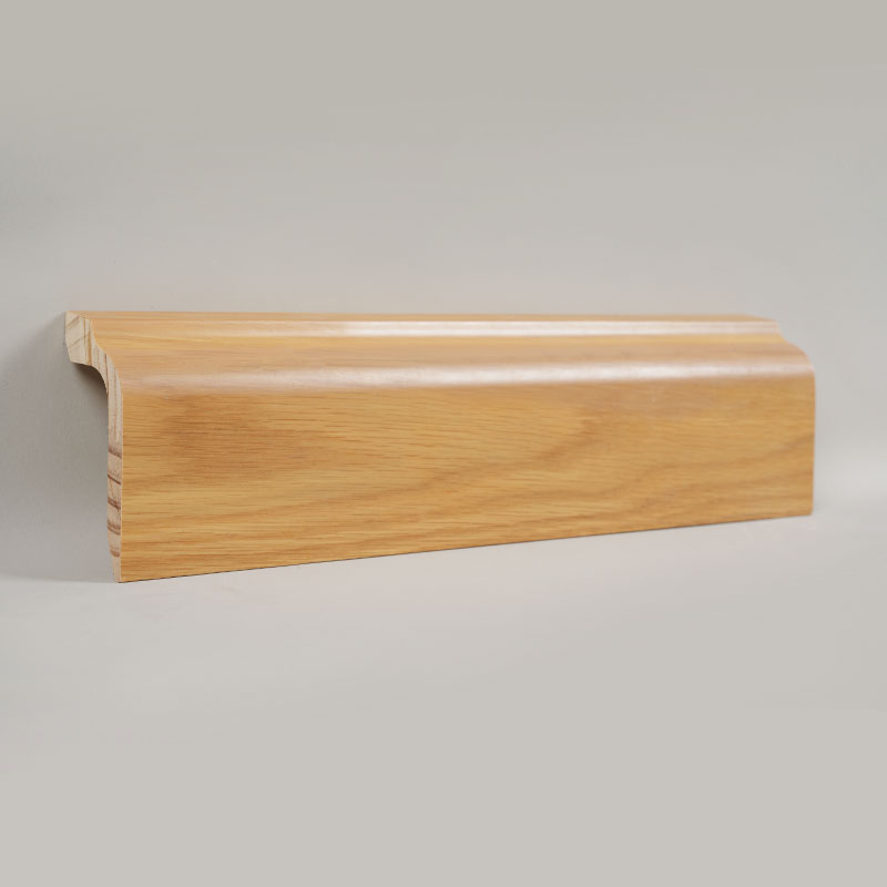 Papan Penyisipan Kayu Pinus (Dibungkus Veneer Ek Putih + Cat) - Warna Ek 1 3/5'x3 5/9'