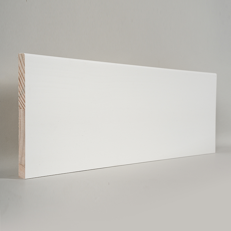 Papan Penyisipan Pinus (Filler-Primed & Pearl White) 1/2' x 5 1/2' Papan Penyisipan Pinus (Filler-Primed & Pearl White) 1/2' x 5 1/2'