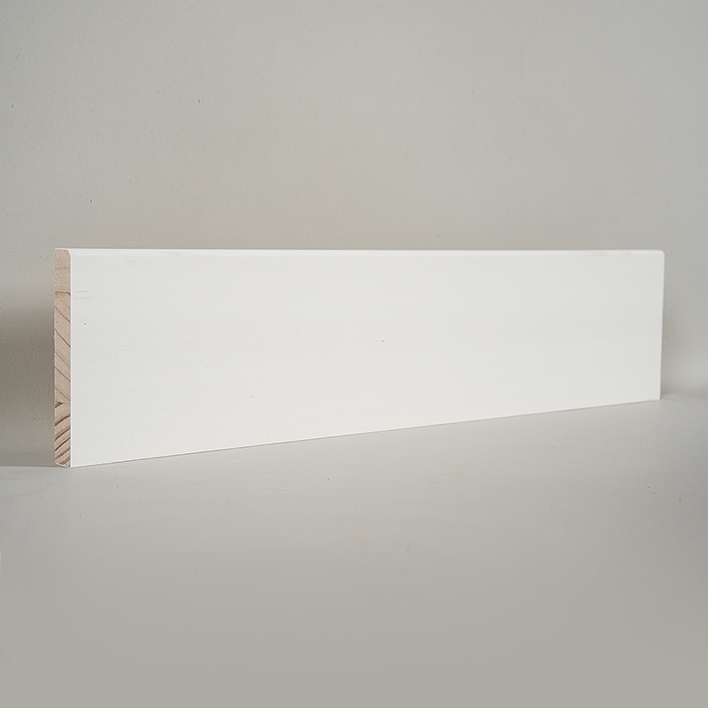 Papan Penyisipan Pinus (Filler-Primed & Pearl White) 1/2' x 3 1/2' Papan Penyisipan Pinus (Filler-Primed & Pearl White) 1/2' x 3 1/2'