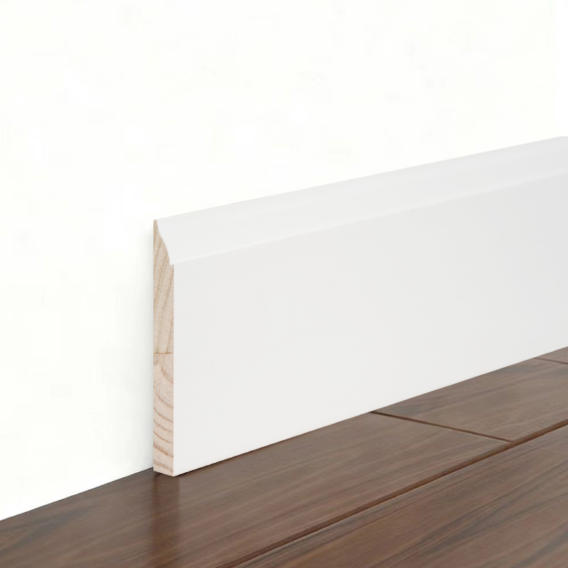 Papan Penyisipan Pinus (Filler-Primed & Pearl White) 3/5' x 4 1/4'
