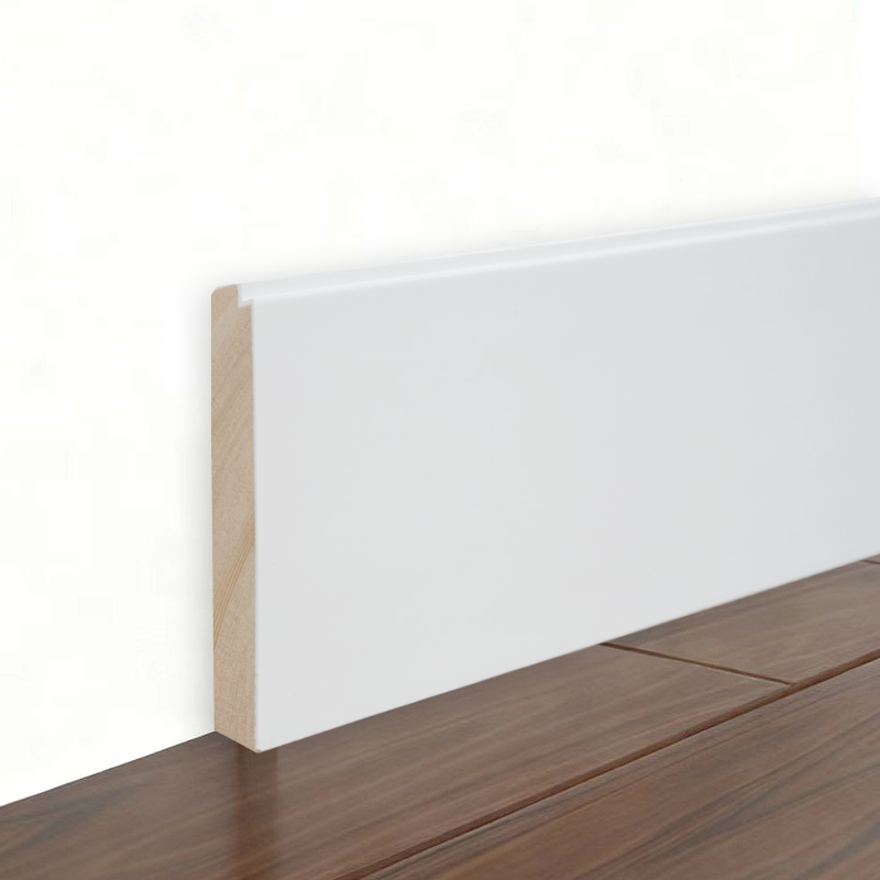 Papan Penyisipan Kayu Pinus (Filler-Primed dan Dicat) - Putih 3/5' x 3 1/6'-A1