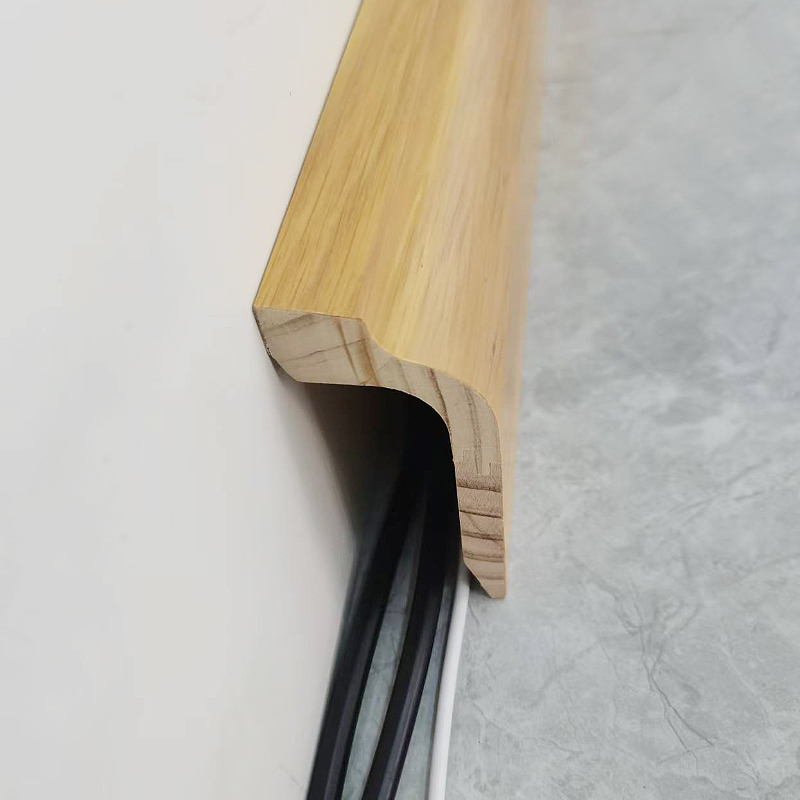 Papan Penyisipan Kayu Pinus (Dibungkus Veneer Ek Putih + Cat) - Warna Ek 1 3/5'x3 5/9'