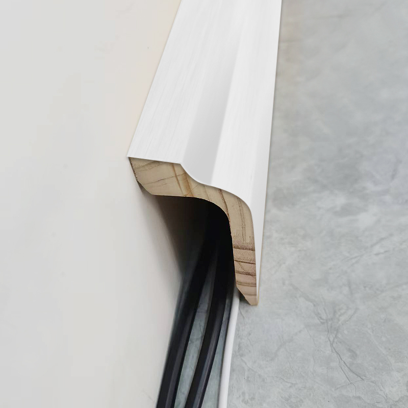 Papan Penyisipan Kayu Pinus (Filler-Primed + Cat) - Putih 1 1/2'x2 1/6'