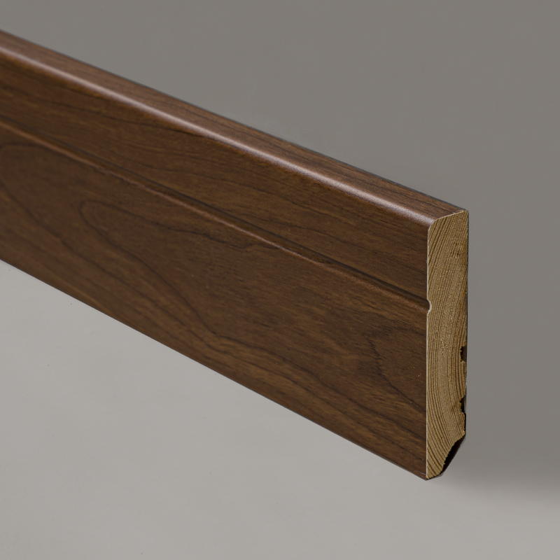 Papan Penyisipan Kayu Solid (Dibungkus dengan Veneer Walnut Hitam + Cat) - Walnut Hitam 3/5' x 3 1/6'