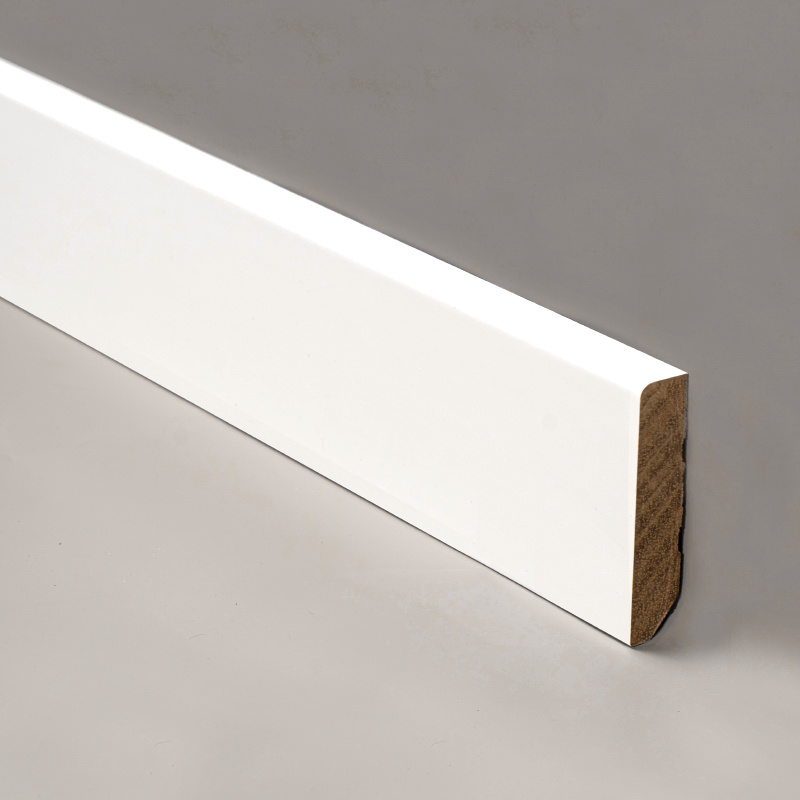 Papan Penyisipan Kayu Solid (Filler-Primed dan Dicat) -Putih 1/2' x 2 3/8'